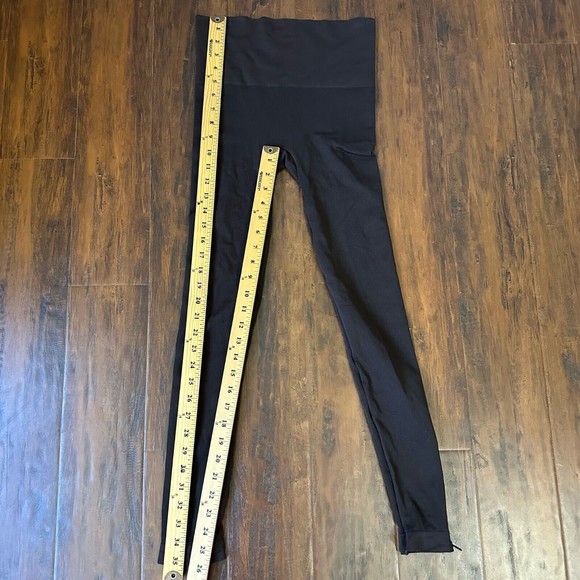 SPANX Look at Me Now Seamless Shapewear Leggings Ankle Zip in Brown - Picture 9 of 9